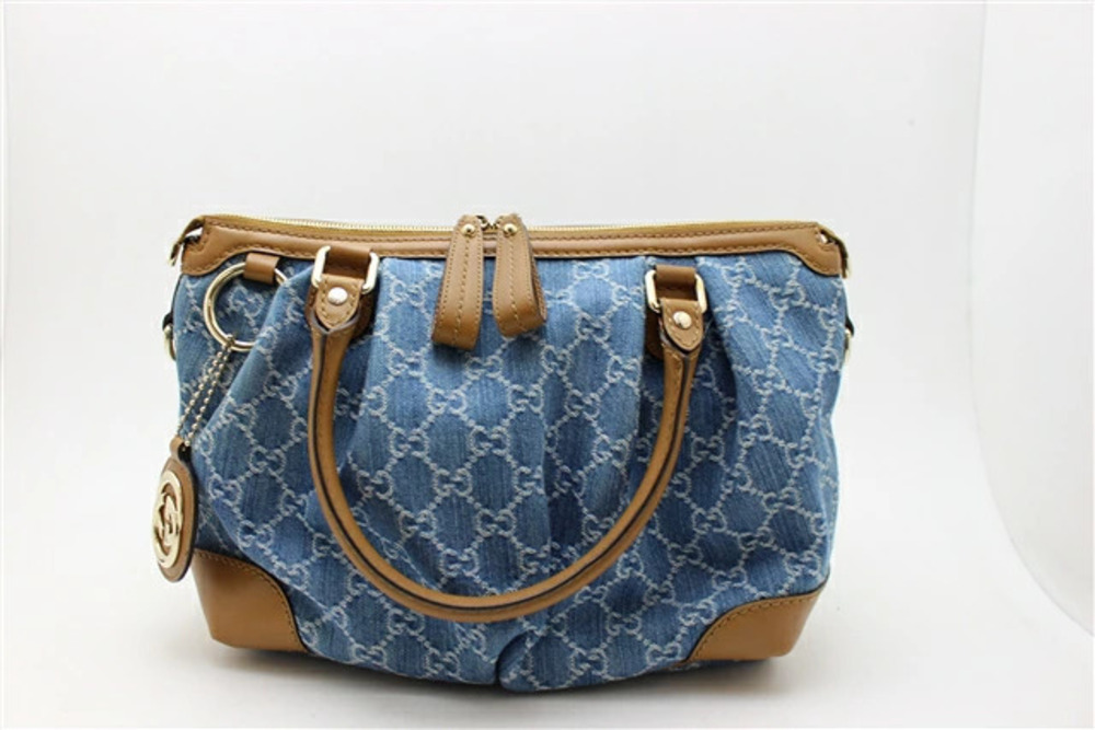 Gucci GG motif Denim Bag